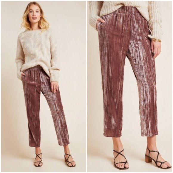 Anthropologie Pants - Anthropologie Tina + Jo Josephine Velvet Trousers